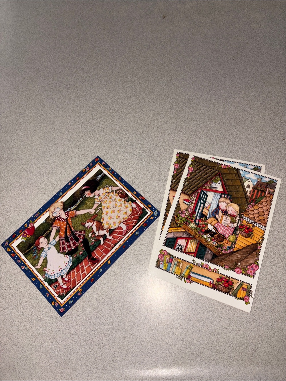 3 1993 Mary Engelbreit Illustrated Cards